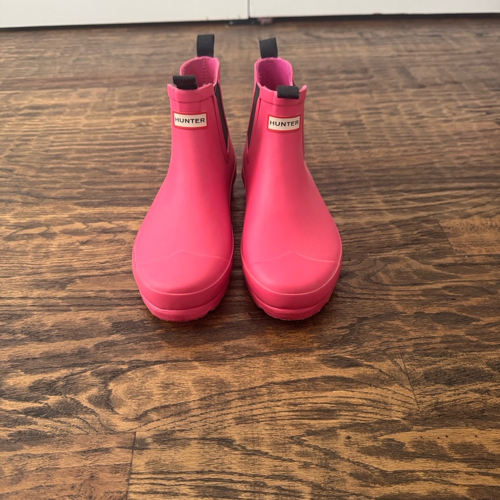 Hunter Kids Bright Pink Rain Boots